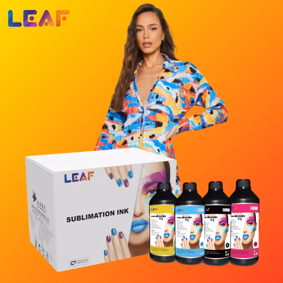 견본 주문화 빠른 건조한 높은 전달율 열전달 1000ml 직물 Cmyk 염료 승화 잉크