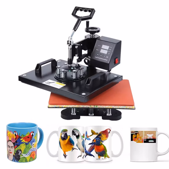 Multifunctional 8 in 1 Combo Heat Press Machine T-Shirt Digital Transfer Sublimation