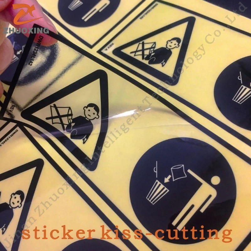 Sticker Self Adhesive Vinyl Paper PVC Kt Foam Board Cardboard Printed Blank CNC Positioning Camera Cutting Plotter Cut Machine Advertising Proofer